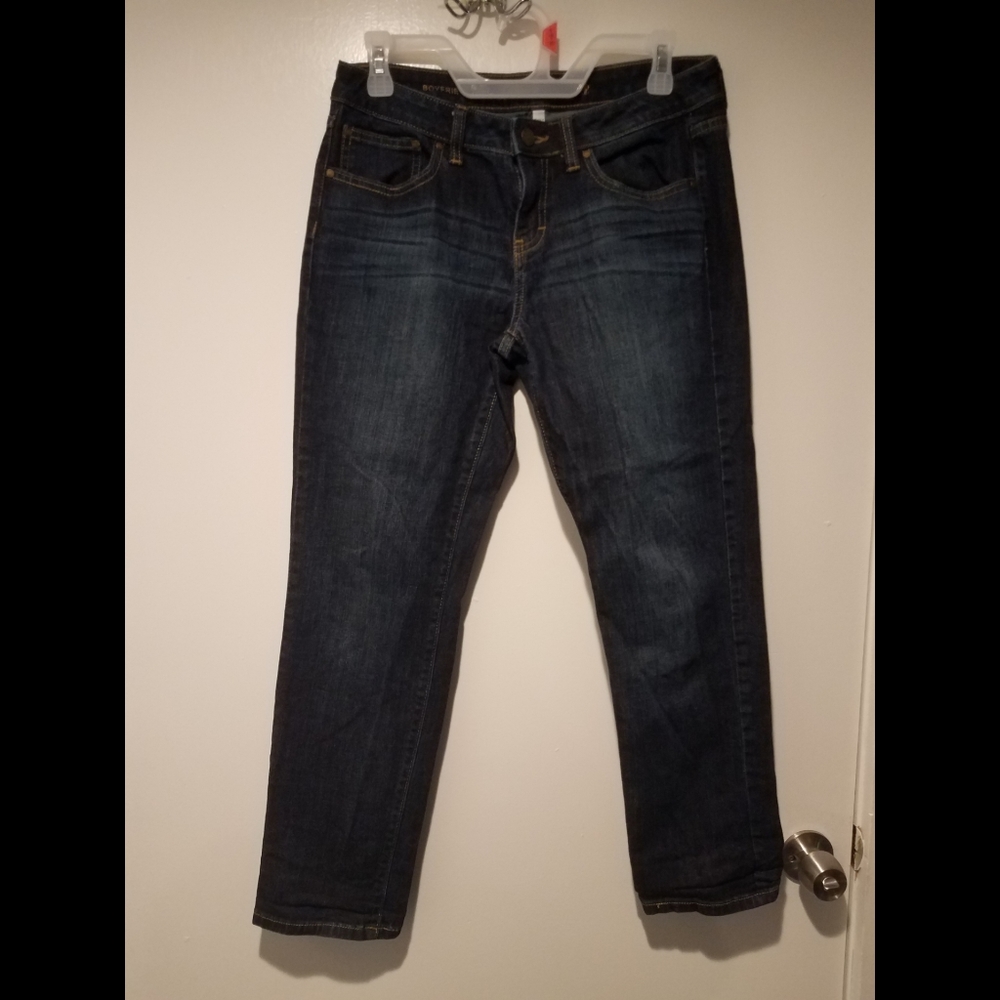 Dark Wash Boyfriend Jeans